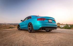 Audi S5 Coupe on Carbon Graphite Vorsteiner Wheels (V-FF 104) 2016 года 